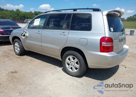 2002 Toyota Highlander V6 z USA, uszkodzony, nr VIN JTEHF21A620051912